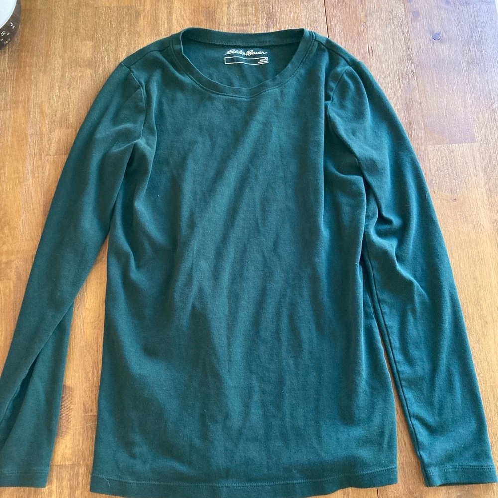 Green Eddie Bauer long sleeve